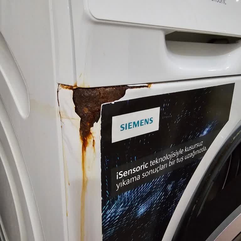 Siemens Çamaşır Makinesinde Deterjan Gözünde Paslanma ve Mağduriyet