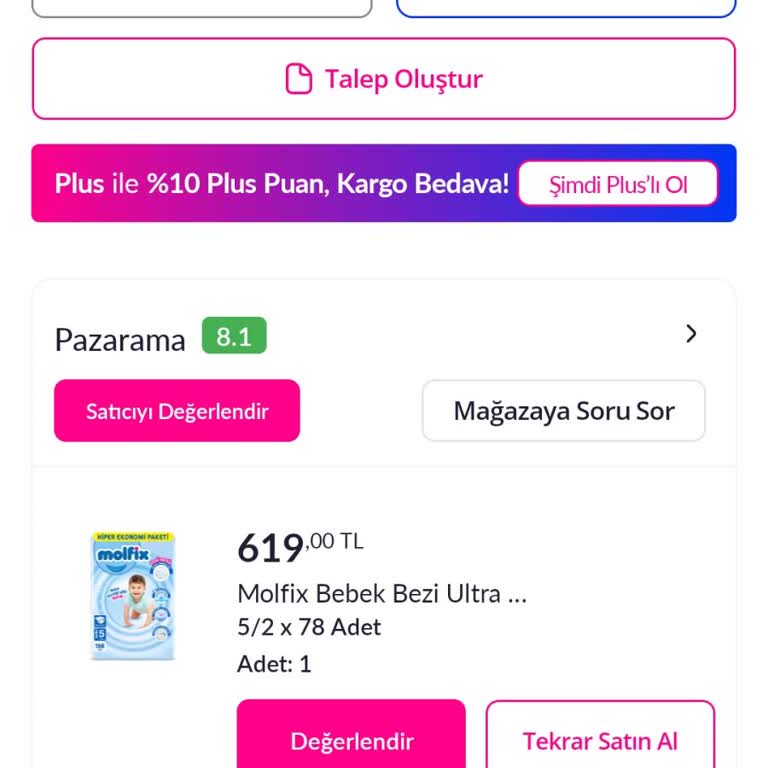 Bebek Bezi Siparişim Teslim Edilmedi Müşteri Hizmetleri Çözüm Sunmuyor