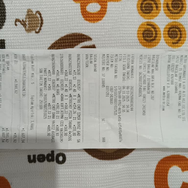 Metro Market'ten Satın Alınan Dana Etinde Beklenenden Fazla Yağ Oranı Ve Düşük Et Miktarı