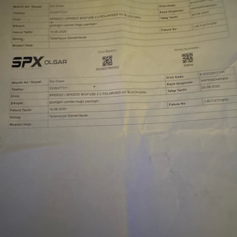 SPX Ve Speedo'dan Ciddiyetsiz Servis Ve Bilgilendirme Eksikliği