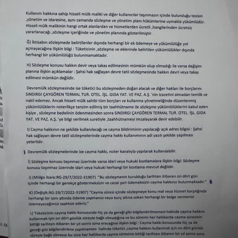 Yoğun Satış Baskısı Ve Cayma Hakkında Haksız Kesinti: Devremülk İptalinde Mağduriyet