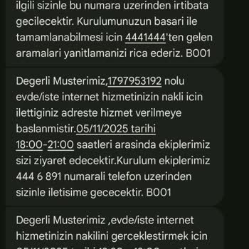 Nakil İşlemi Sürecinde Randevu Sorunları Ve 14 Gündür İnternetsiz Kalma