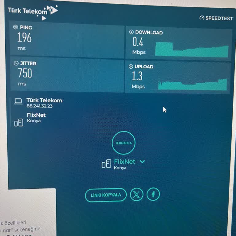 Türk Telekom'dan Sürekli Düşük Hız Ve Kopma Sorunu: Çözüm Bekliyorum