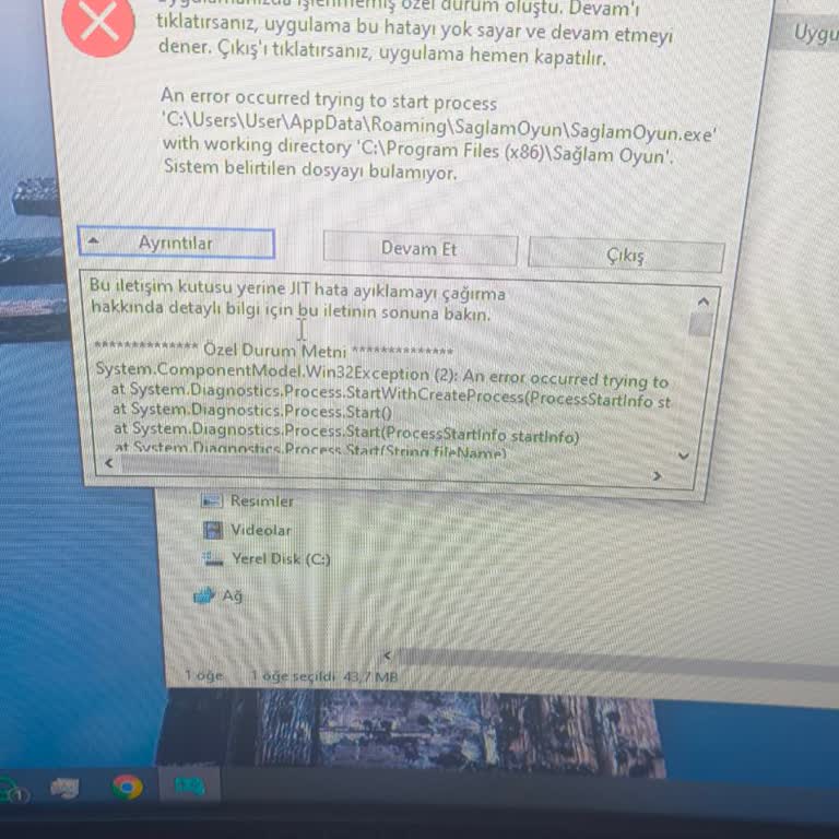 Microsoft Satın Aldığım Sağlam Oyun Uygulaması Açılmıyor, Hata Veriyor