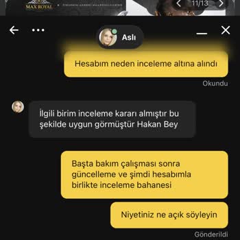 Kazancım Ödenmedi, Hesabım Haksız Yere Pasifleştirildi
