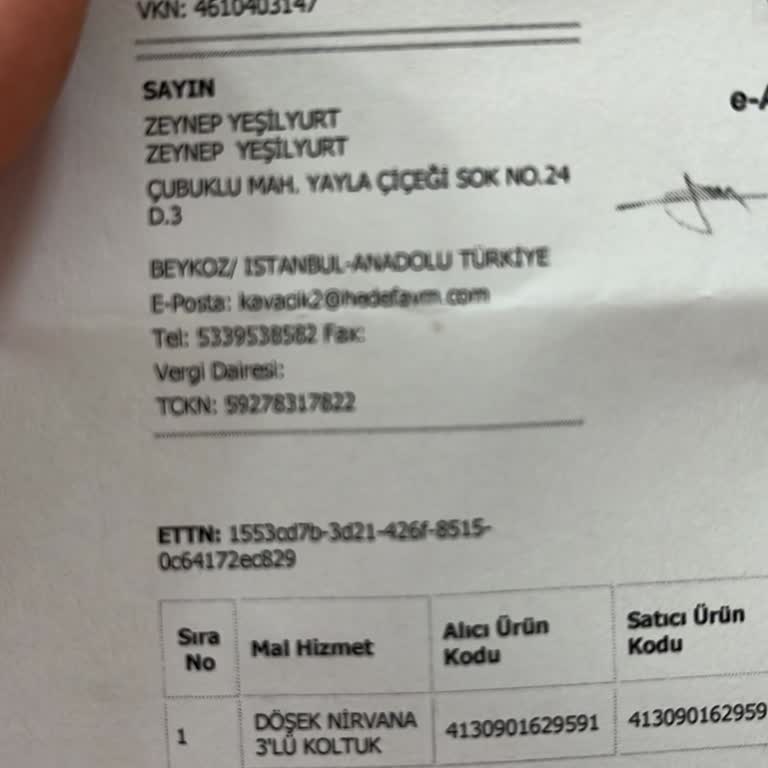 Koltuk Siparişi İptalinde Saygısız Yaklaşım Ve Peşinat İadesi Sorunu