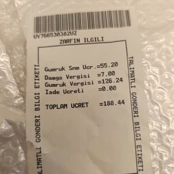 Gümrük Vergisi Ödenmiş Ürün İçin PTT Tekrar Ücret Talep Etti