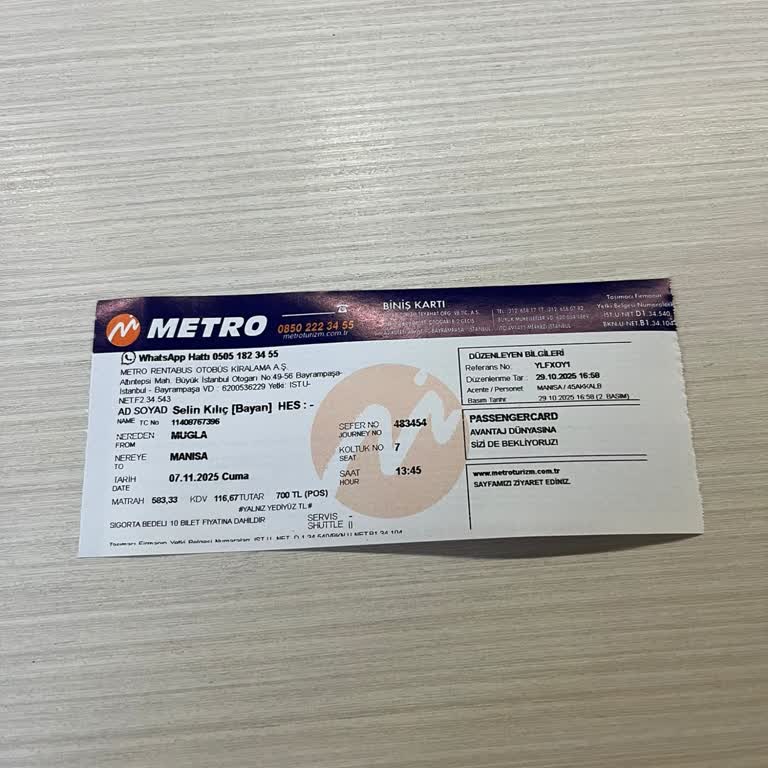 Metro Turizmde İlgisiz Personel Ve Yanıltıcı Kampanya Deneyimi