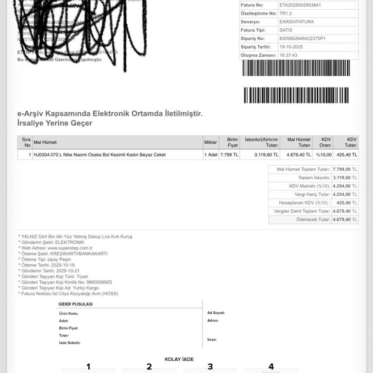 İade Onaylanmasına Rağmen Ücret Geri Ödenmedi, Müşteri Hizmetleri Sorunu Çözmüyor