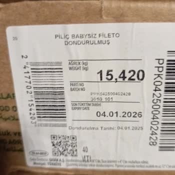 Metro Gross Market'ten Satın Alınan Tavuk Bonfilede Kalite Sorunu Ve İlgisiz Müşteri Hizmeti