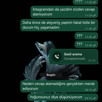 Siparişim Teslim Edilmedi, İletişime Geçilemiyor Ve İade Talebim Karşılanmadı