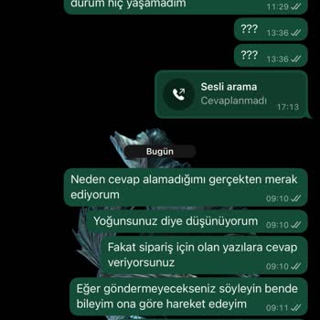 Siparişim Teslim Edilmedi, İletişime Geçilemiyor Ve İade Talebim Karşılanmadı