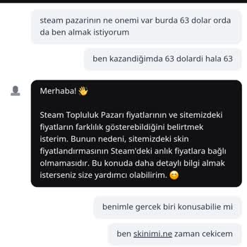 Keydrop'tan Kazanılan Skinin Steam Envanterine Aktarılamaması Sorunu