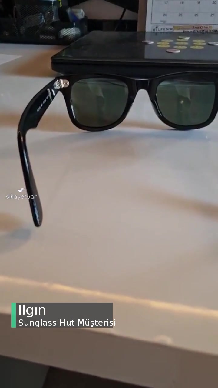 Sunglass Hut Rayban Gözlük Eğrilik Sorunu videonun kapak resmi