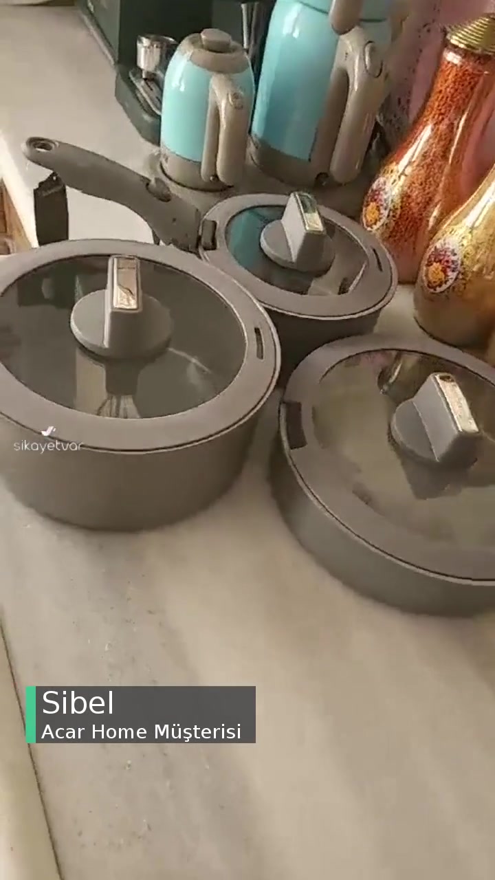 Acar Home'den Aldığım Tencerelerin 2 Adet Plastik Kapağı Eksik Oldu! videonun kapak resmi