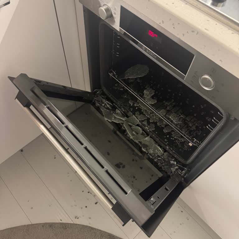 Bosch Ankastre Fırın Camı Patladı, Ücretli Değişim Teklifiyle Mağdur Oldum