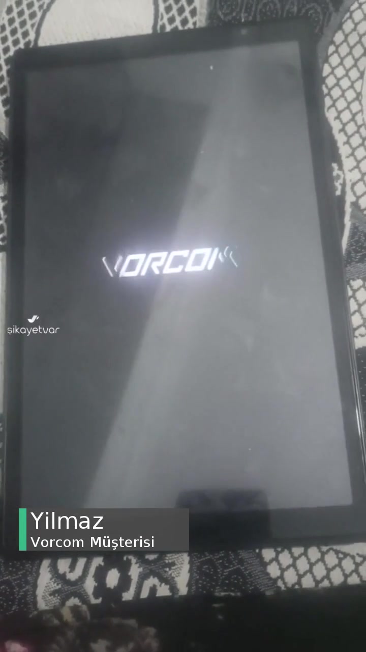 Vorcom Tablet Kendi Kendine Açılıp Kapanıyor videonun kapak resmi