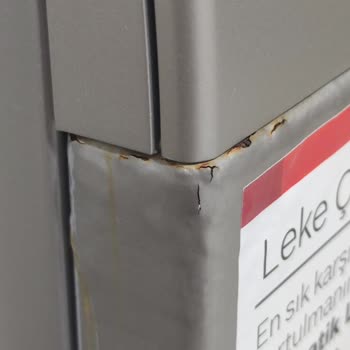 Bosch Çamaşır Makinesinde Deterjan Bölmesi Altında Hızla Artan Paslanma Sorunu