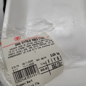 Aldığım Kıymadan Çıkan Yabancı Maddeler Nedeniyle Mağduriyet Yaşadım