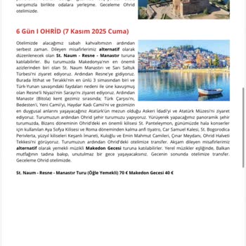 Kappa Tur Balkanlar Turunda Vaatlerin Yerine Getirilmemesi Ve Ek Ücret Mağduriyeti