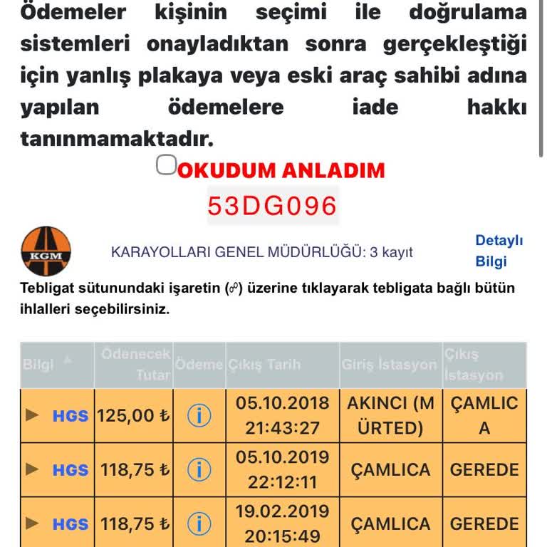 HGS Borcunu Ödeyemiyorum, Araç Men Edildi!