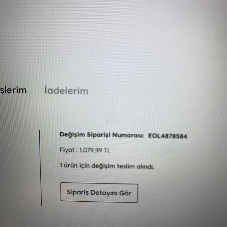 Değişim Talebim Karşılanmadı, İki Kez Kargo Ücreti Ödemek Zorunda Kaldım