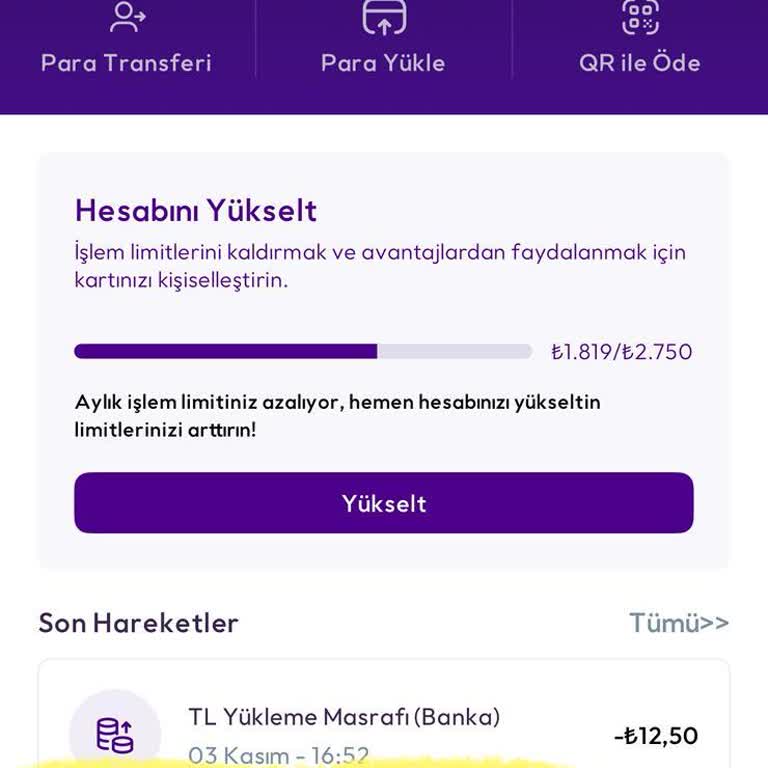 Yüklediğim Para Hesabımda Görünmüyor, İade Alamıyorum!