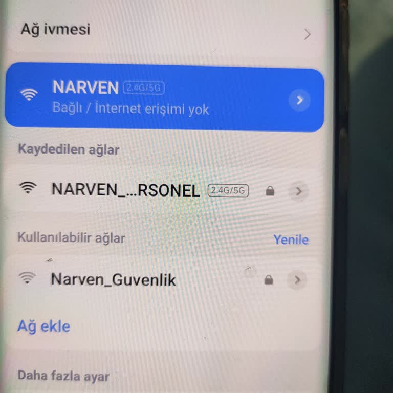 Narven Termal Kasaba'da Sürekli Wi-Fi Bağlantı Sorunu Ve Çözüm Eksikliği