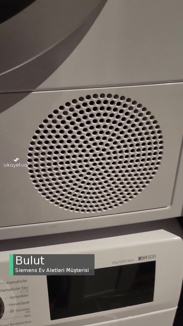 Siemens Bakımdan Gelen Çamaşır Kurutma Makinesi videonun kapak resmi