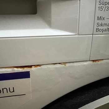 Bosch Çamaşır Makinesinde Erken Paslanma Ve Mağduriyet