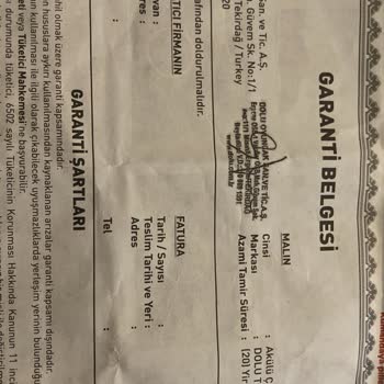 Garanti Kapsamındaki Akülü Araba Kısa Sürede Arızalandı, Ücretli Tamir Talep Edildi