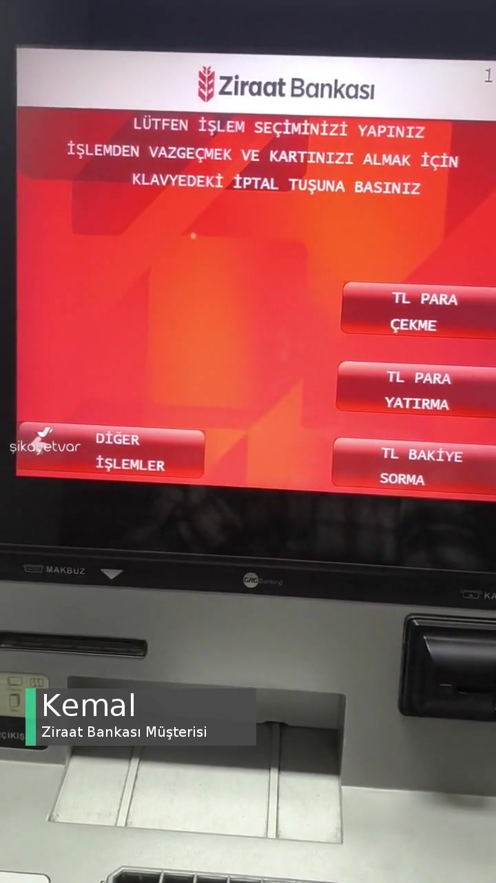 Ziraat ATM'si Paramı Yuttu videonun kapak resmi