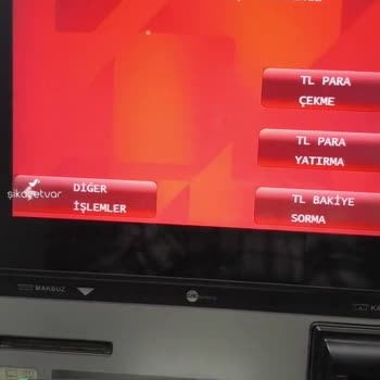 Ziraat ATM'si Paramı Yuttu