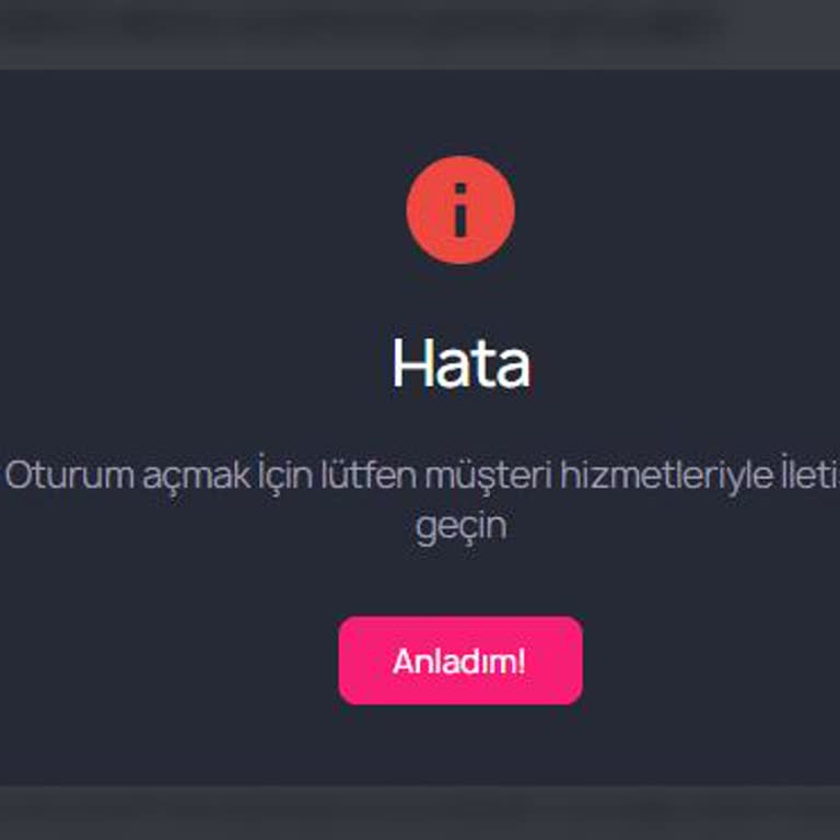 Hesabım Kapandı, Kazancımı Çekemiyorum Ve Net Açıklama Bekliyorum