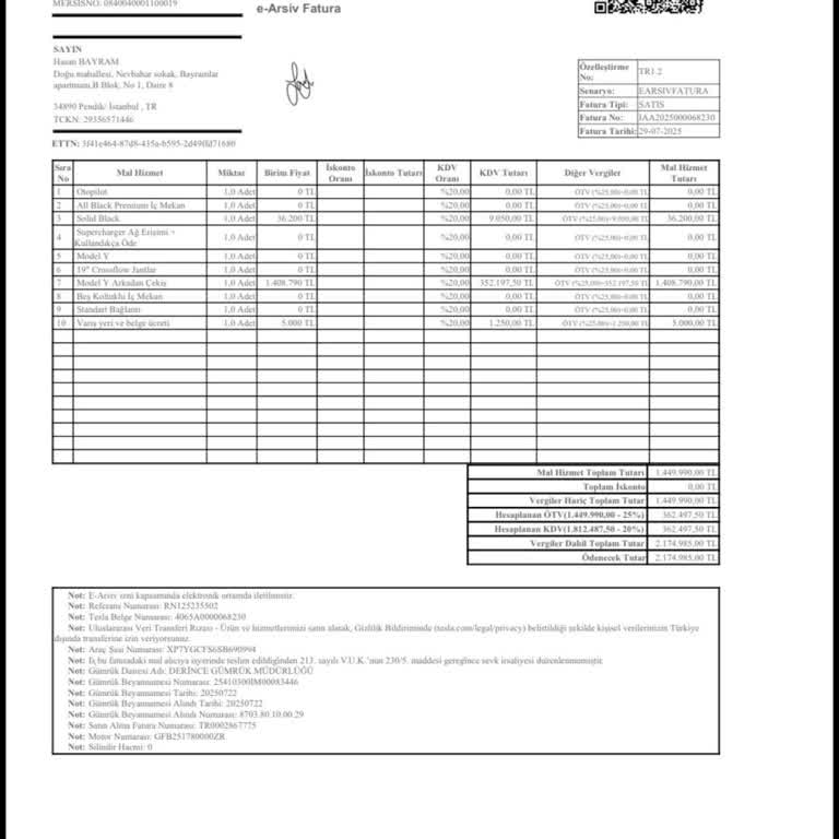 ÖTV Artışı Haksızca Siparişime Yansıtıldı, Ek Ödeme Talep Edildi
