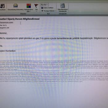 Yanlış Sipariş Sonrası 19 Gündür İade Yapılmıyor Müşteri Hizmetleri Çözüm Sunmuyor