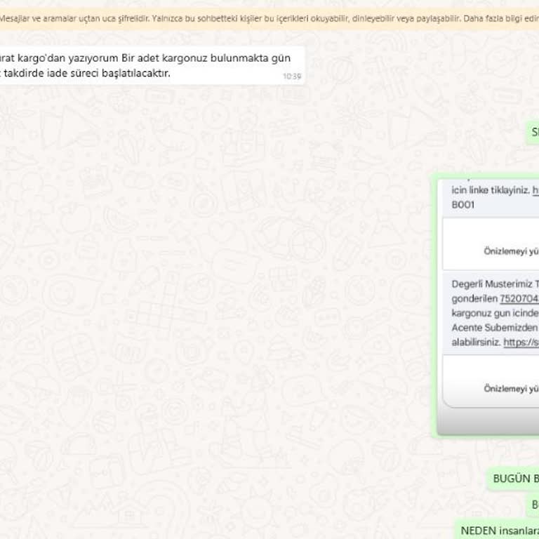 Teslim Edilmeyen Kargo Nedeniyle Yaşanan Mağduriyet