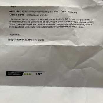 Ayakkabionline (ayakkabionline.com) Üretim Hatalı Ürün İçin Yetersiz İnceleme Çözülmeyen Mağduriyet