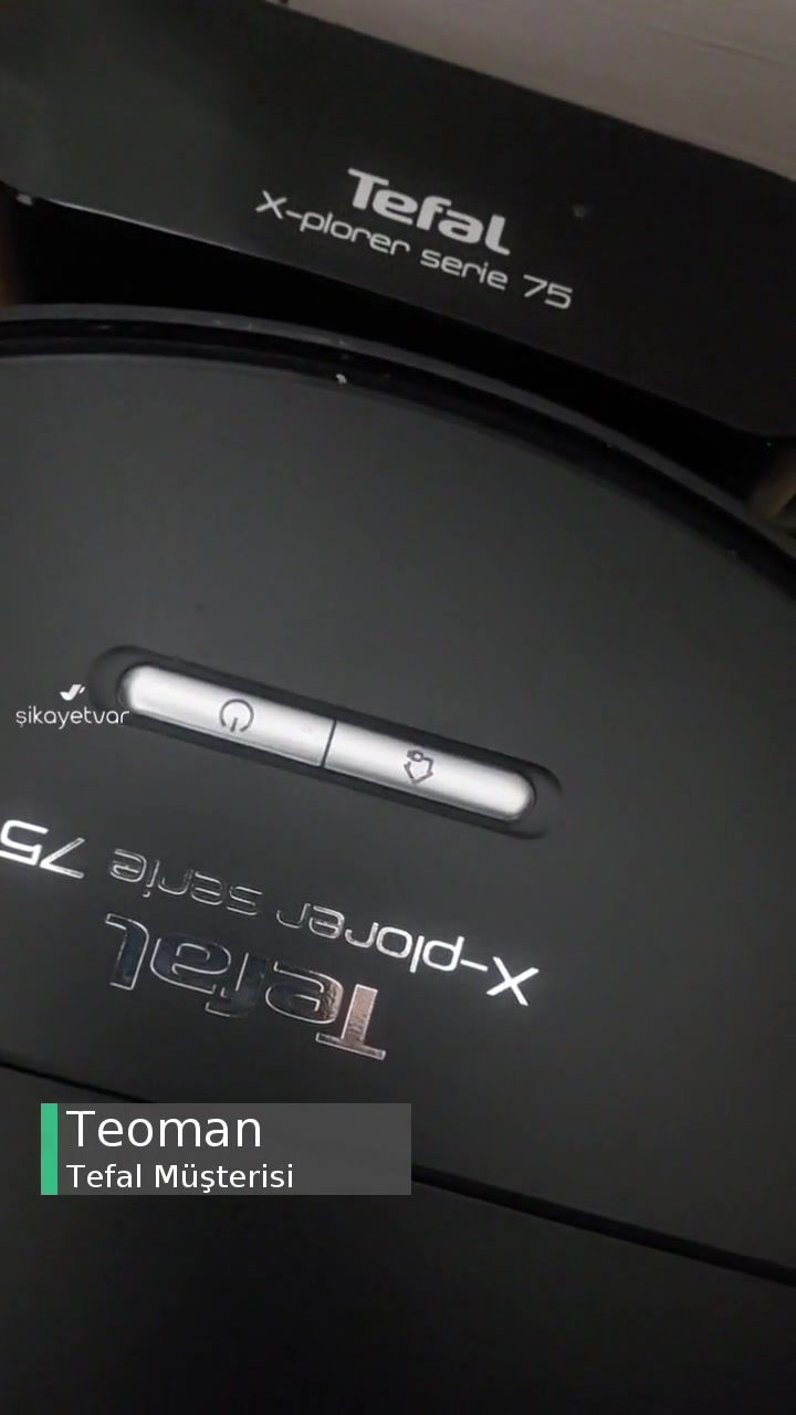 Tefal Akıllı Süpürge Batarya Sorunu videonun kapak resmi