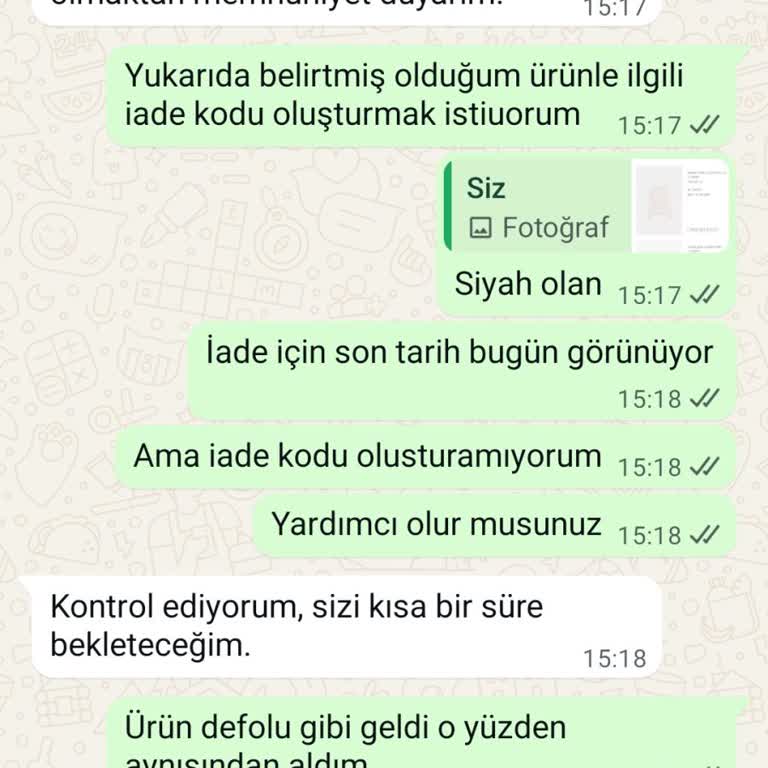 Zara Online Mağazada İade Tarihi Belirtilmesine Rağmen İade Talebim Reddedildi