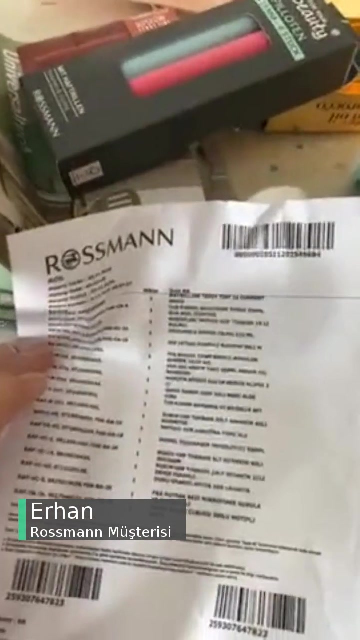 Rossmann Sorunlu Kargo Paketi videonun kapak resmi