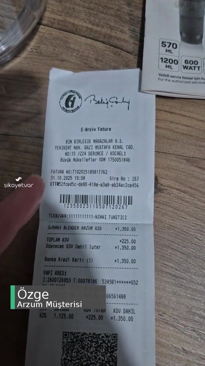 Arzum Shake'n Take Joy Sport Kapağı Patlayarak Fırladı! videonun kapak resmi