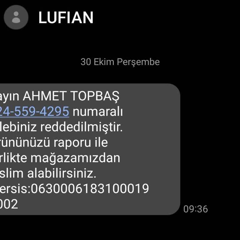 Yüksek Fiyatlı Lufian Ürünlerinde Erken Solma Ve Dikiş Hatası Mağduriyeti