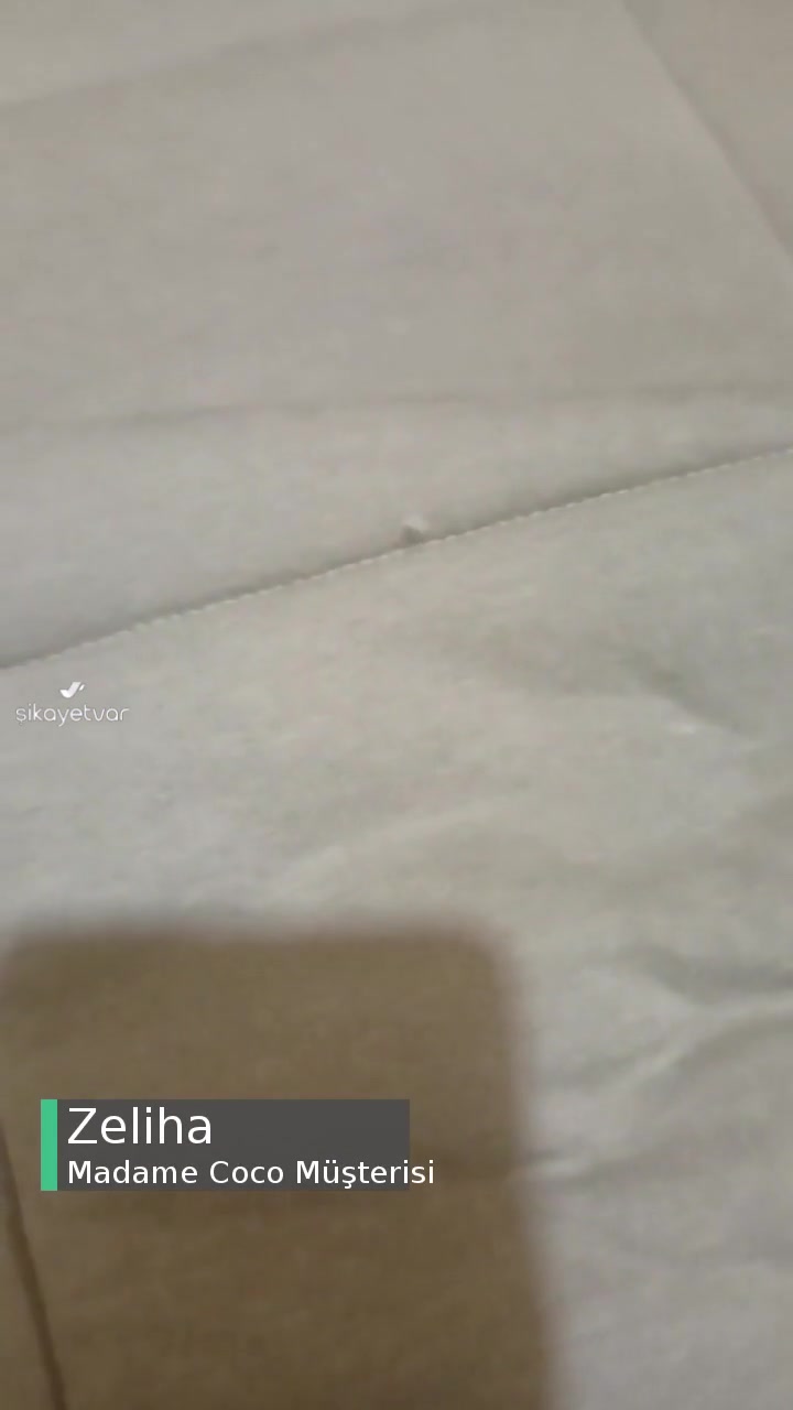 Madame Coco Uyku Seti Dışına Elyaf Tüyü Veriyor Kumaş̧ Tiftiklendi! videonun kapak resmi