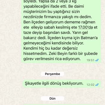 Şahmar Market’te Kalitesiz Ürün Ve İlgisiz Hizmet Nedeniyle Yaşanan Mağduriyet