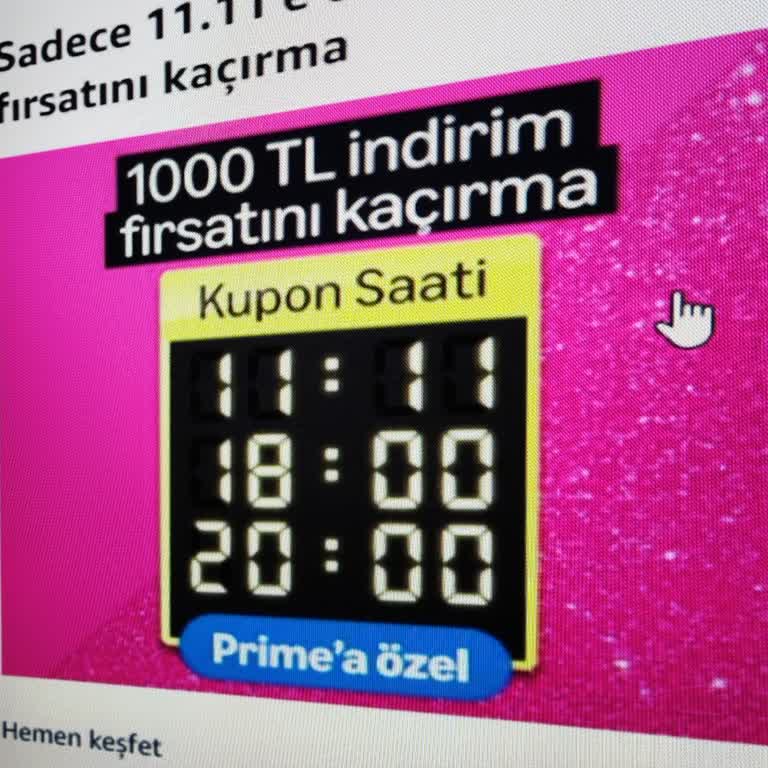 Amazon Kampanya Kodu Eksik Bilgilendirme Nedeniyle 1000 TL İndirim Alamadım
