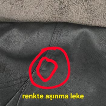 Kısa Sürede Leke Ve Dikiş İzleri Olan Mont İçin Değişim Talebi