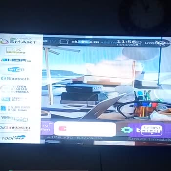 Onvo 50ov6000u Ekranı Kayık