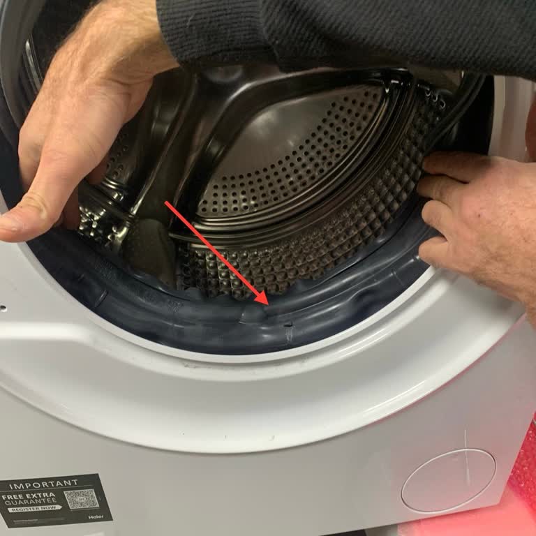 Haier Beyaz Eşya Çamaşır Makinesinde Lastik Sorunu!