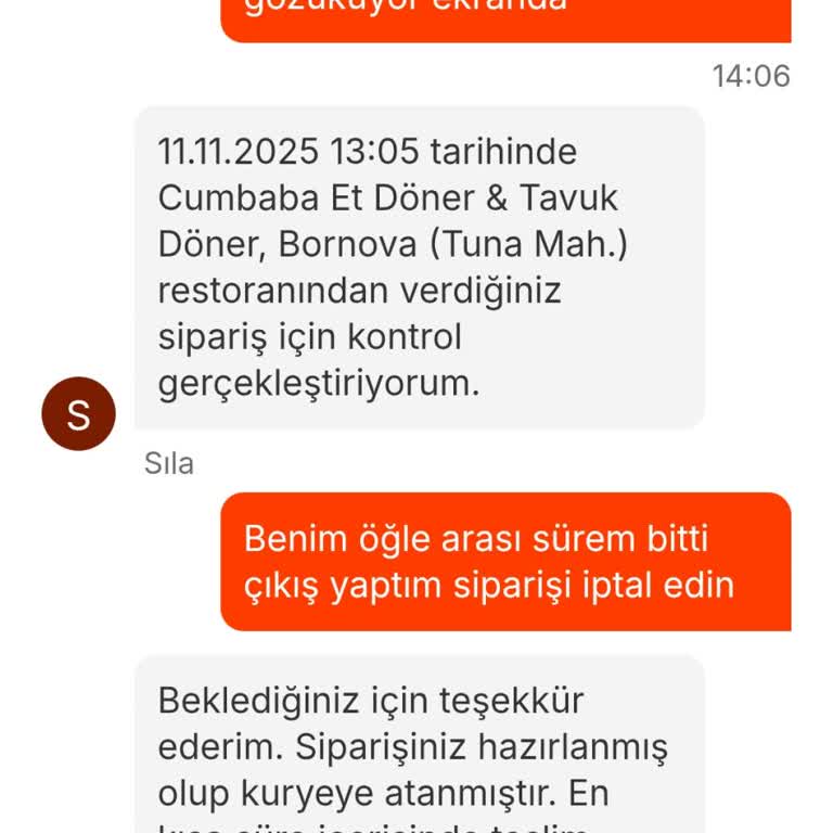 Migros Yemek Siparişim Teslim Edilmedi, İade Ve Özür Bekliyorum